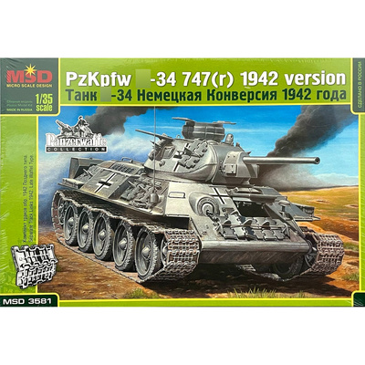 3581 Макет 1/35 Немецкая модификация Танка тип 34 1942г.