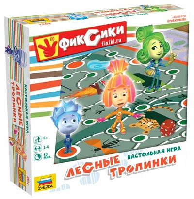 8932 Звезда Настольная игра: Фиксики. Лесные тропинки