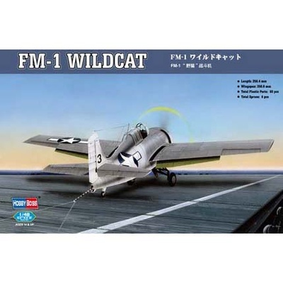 80329 HobbyBoss 1/48 Американский палубный истребитель-бомбардировщик F4FM-1 Wildcat