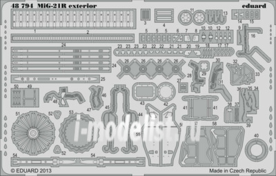 48794 Eduard 1/48 Фототравление MiGG-21R exterior