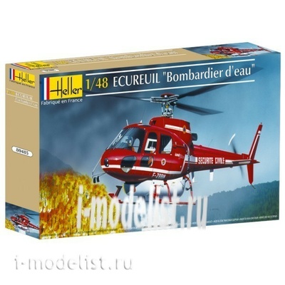 80485 Heller 1/48 Вертолет Ecureuil Bombar Eau