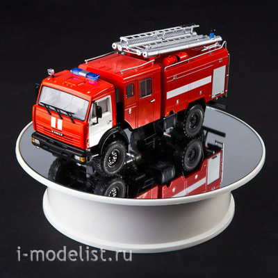0413 MACHETE Rotating display with mirror stand D 20 cm