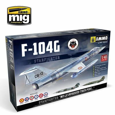 AMIG8504 Ammo Mig 1/48 Американский истребитель F-104G Starfighter - Испанская, канадская, итальянская, греческая, норвежская, турецкая версии