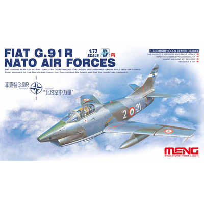 DS-004s Meng 1/72 Самолёт НАТО Fiat G.91R