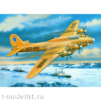 72155 Amodel 1/72 Петляков Пе-8 (Полярная авиация) 