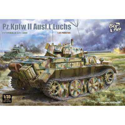 BT-018 Border Model 1/35 Немецкий лёгкий танк Pz.Kpfw.II Ausf.L Luchs, поздний