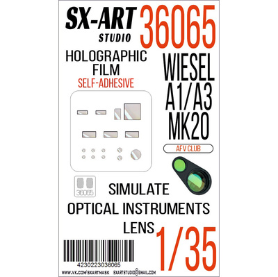 36065 SX-Art 1/35 Имитация смотровых приборов Wiesel A1/A3 MK20 (AFV)