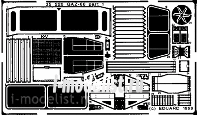 35220 Eduard 1/35 Фототравление для грузовика 66