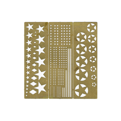 100205 Microdesign Stencil painting №1 (Zvezdas)