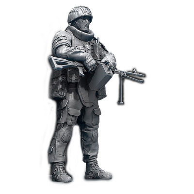 39056 SX-Art 1/35 Боец с  с ПКП