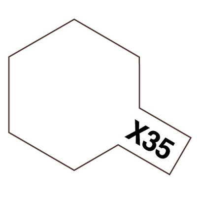 81535 Tamiya X-35 Semi Gloss Clear (Полуматовый лак) Акриловая краска