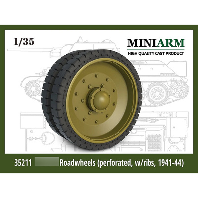 35211 Miniarm 1/35 Танк тип 34/76 Опорный каток с рисками и перфорацией для танков обр. 1941-44