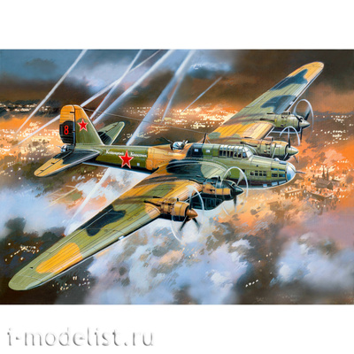 72142 Amodel 1/72 Пе-8+ авиастартер АС-2