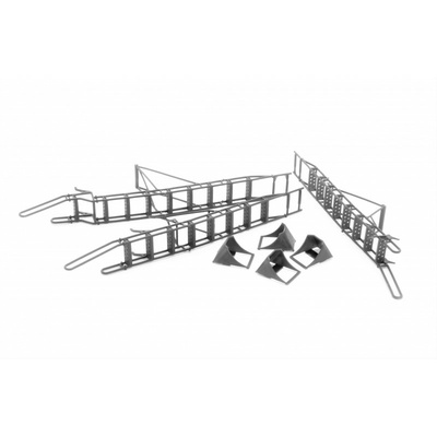 LP48037 LP Models 1/48 Лестницы (ранние) + колодки + служебная лестница для С-27UB