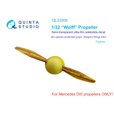 QL32006 Quinta Studio 1/32 Wooden Propellers Wolff (WNW)