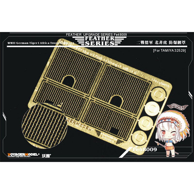 FE48009 Voyager Model 1/48 Фототравление для WWII German Tiger I Africa Troop Grills set