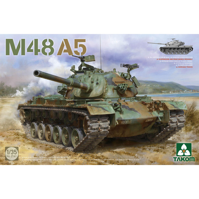 2161 Takom 1/35 Американский танк Паттон M48A5 мод. B
