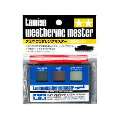 89969 Tamiya Набор пигментов для американских самолетов (Weathering Master Set (for WWII U.S. Navy Aircraft))