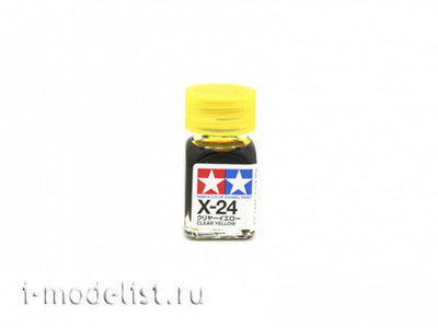 80024 Tamiya X-24 Clear Yellow (Transparent yellow) Enamel paint