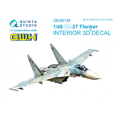 QD48148 Quinta Studio 1/48 3D Декаль интерьера кабины С-27 (для модели GWH)