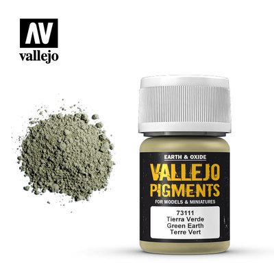 73111  Vallejo Пигмент худ. Земля зеленая/GREEN EARTH