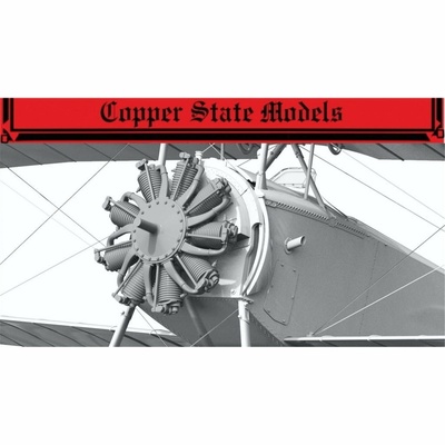 E32-007 Copper State Models 1/32 Авиационный двигатель Le Rhone 9C мощностью 80 л.с.