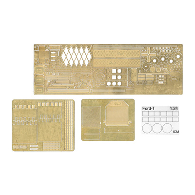 024206 Micro Design 1/24 Photo Etching Kit Ford T Touring 1911 (ICM)