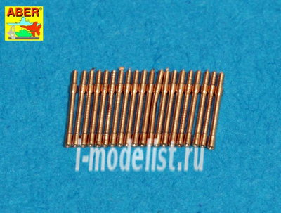 RE-400-L04 Aber 1/400 Set of 20 pcs 20mm L/65 barrels C/38 for German war ships