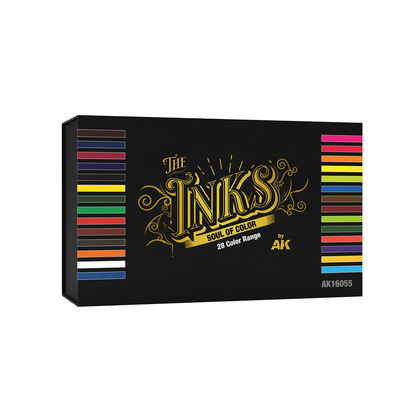 AK16055 AK Interactive Специальный набор с полным спектром чернил / SPECIAL BOX FULL RANGE THE INKS