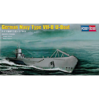 83504 Hobby Boss 1/350 DKM Navy Type VII-B U-Boat