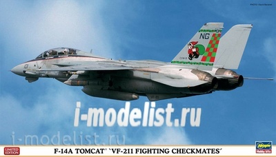 02022 Hasegawa 1/72 F14A Tomcat VF211 Fighting Checkmates