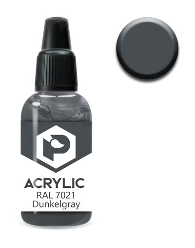 F70 Pacific88 Acrylic Dunkelgray Paint Volume: 10 ml.