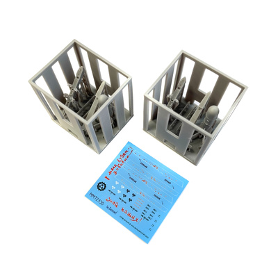 ММ72331 Мажор Моделс 1/72 Бомбы с УМПК ФАБ-250М54 + пилон + декали, 2 шт.