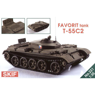 231 Skif 1/35 Czech training tank T-55X2 