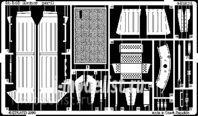 35343 Eduard photo etched parts for 1/35 Hetzer
