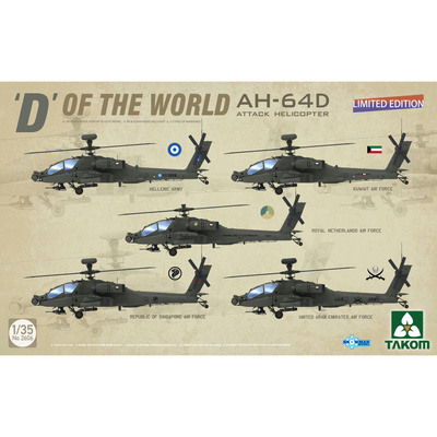 2606 Takom 1/35 Вертолёт AH-64D Apache 