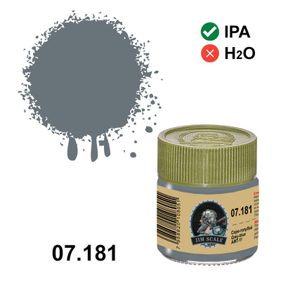 07.181 Jim Scale Alcohol paint color Gray-blue AMT-11, 10 ml.