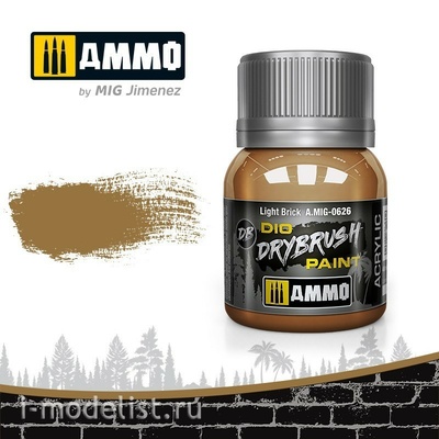 AMIG0626 Ammo Mig drybrush light brick acrylic Paint