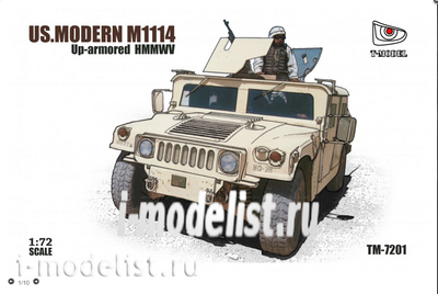 TM7201 T-Model 1/72 US HMMWV M1114