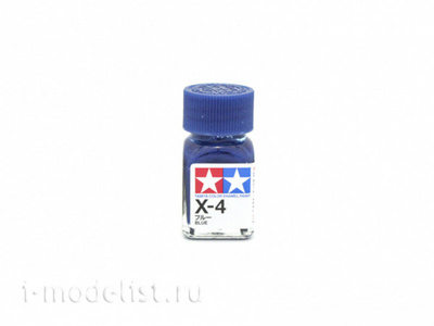 80004 Tamiya X-4 Blue (Blue) Enamel paint