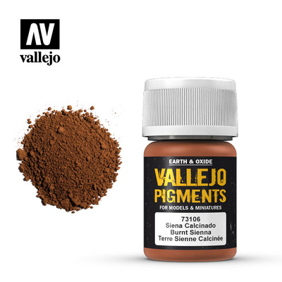 73106  Vallejo Пигмент худ. Сиена жженая/BURNT SIENNA