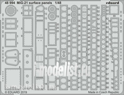 48994 Eduard 1/48 MiGG-21 внешние панели
