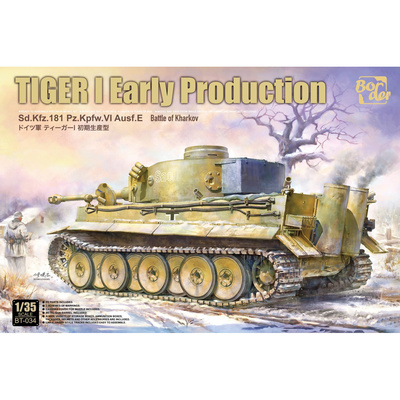 BT-034 Border Model 1/35 Немецкий танк Tiger I (ранний) 