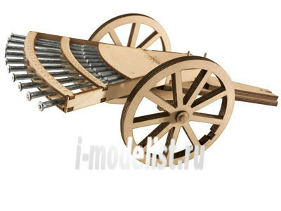 00510 Revell 1/16 Многоствольный пистолет Леонардо да Винчи (материал: дерево)