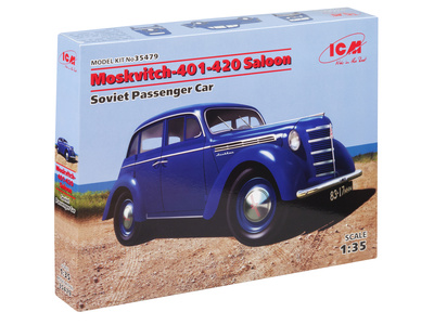 35479 ICM 1/35 Советский пассажирский автомобиль Москвич 401-420 седан