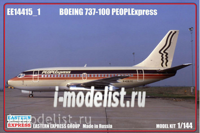 14415-1 Восточный экспресс 1/144 Авиалайнер Б-731 PeopleExpress