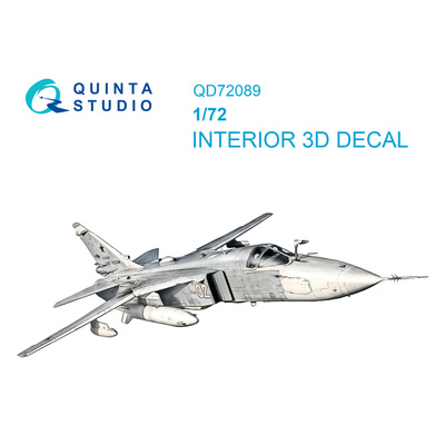 QD72089 Quinta Studio 1/72 3D Декаль интерьера кабины С-24МР (Трубач)