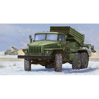 01013 Трубач 1/35 Russian БМ-21 Grad Multiple Rocket Launcher
