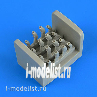 QB48 708 QuickBoost 1/48 Petlyakov Pe-2 Exhaust add-on Kit