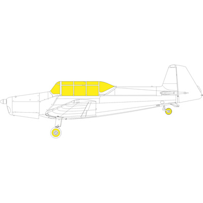 EX827 Eduard 1/48 Paint Mask for Z-126 TFace